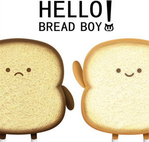 Toast Bread Pillow Funny Food Plush Toy Pillows Sm...