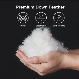 Bedsure Premium Down Comforter King Size, Luxuriou...