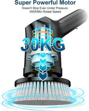 Electric Spin Scrubber, FRIWOLE Upgrade LED Displa...