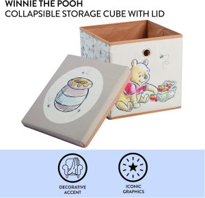 Idea Nuova Winnie the Pooh Collapsible Storage Cub...