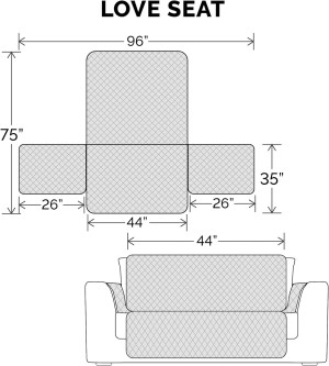 Furhaven Waterproof & Non-Slip Loveseat Cover Prot...