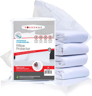 Guardmax Waterproof Pillow Protector Standard Size...