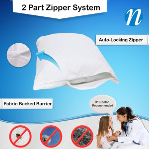 National Allergy Premium 100% Cotton Zippered Pill...