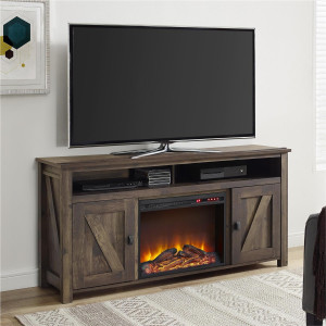 Ameriwood Home Farmington Electric Fireplace TV Co...