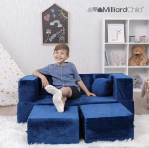 Milliard Kids Couch - Modular Kids Sofa for Toddle...