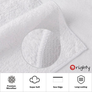 Orighty 6-Pack White Hand Towels - Quick Drying &...