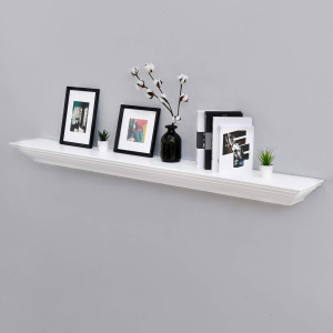 WELLAND 72-Inch Fireplace Mantel Shelf Wall Mounte...
