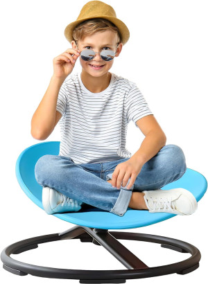 Kids Sensory Spinning Chair, Sit and Spin Toy, Aut...