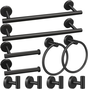 5/10/20pcs Bathroom Hardware Set, Including 16" Ha...