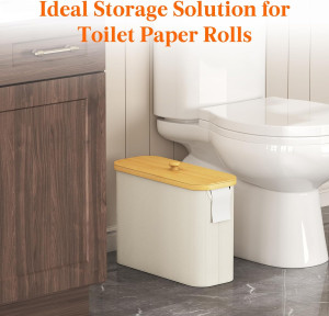Lifewit Toilet Paper Storage, Bamboo Toilet Paper...