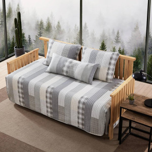Eddie Bauer- Daybed Set, 4 Piece Cotton Bedding Se...