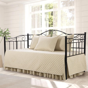 MABOZOO Daybed Covers Sets with Bedskirt for Twin...