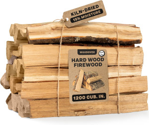15" Oak Firewood Logs, Kiln-Dried Fire Wood for Fi...