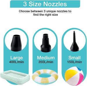 Electric Air Pump,Portable Quick-Fill Air Pump, Ai...