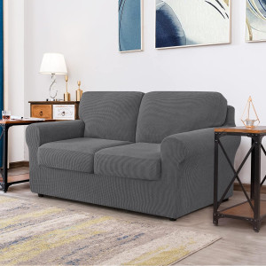 CHUN YI 5 Piece Stretch Loveseat Covers, Sofa Cove...