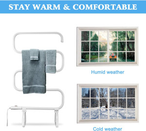 Homeleader Towel Warmer and Drying Rack, Heated To...