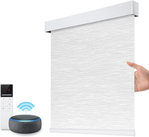 Motorized Blackout Window Blinds Customize Width(2...