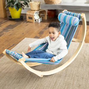 Hearthsong Lightweight Rocking Floor Hammock, 50”L...