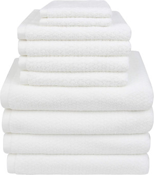 Everplush Diamond Jacquard Bath Towel, Bath Towel...
