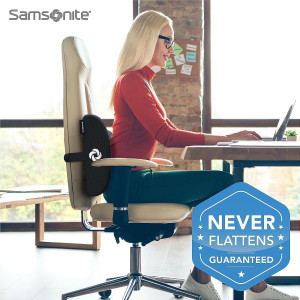 SAMSONITE Lumbar Support Pillow For Office Chair a...