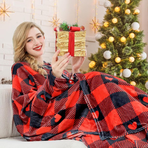 Valentines Day Gifts for Her -Wife Wearable Blanke...