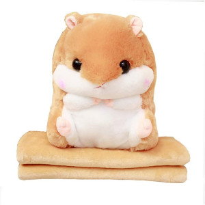 Plush Hamster Stuffed Animal Toys Hamster Throw Pi...