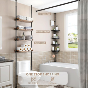 ALLZONE Rustproof Shower Caddy Corner for Bathroom...