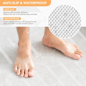 Non Slip Bathtub Stickers, 24 PCS Shower Stickers...