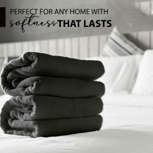 100% Cotton Bath Towels, Grey 24x48 Pack of 6 Towe...