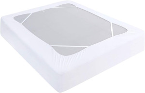 Box Spring Cover King Size, Elastic Fabric Wrap Ar...