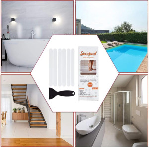 Original Anti Slip Shower Stickers, Safety Bathtub...