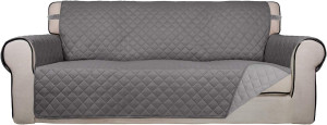 PureFit Reversible Quilted Sofa Cover, Water Resis...