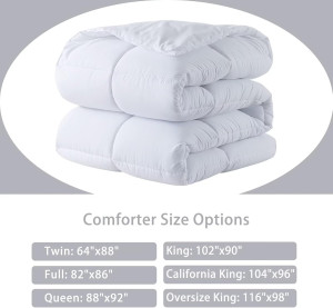 DOWNCOOL Comforters Queen Size, Duvet Insert, Whit...