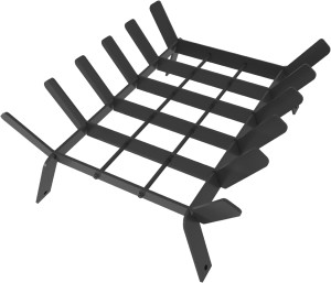 17 Inch Heavy Duty Fireplace Grate, Small Fire Woo...
