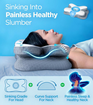 Osteo Enjoy Pain Relief Sleeping Cervical Neck Pil...