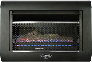 Duluth Forge Ventless Linear Wall Gas Fireplace -...