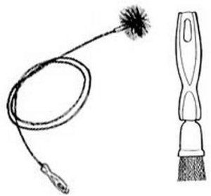 Brushtech B67C Pellet Stove Cleaning Kit, Black