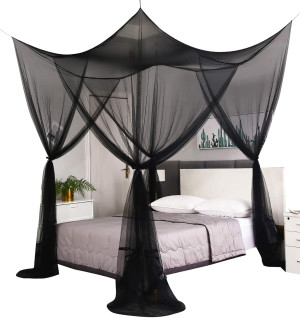 Mengersi Bed Canopy,Canopy Bed Curtains Bed Drapes...