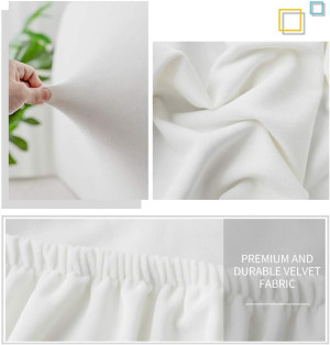 DUJUIKE Bed Headboard Cover for Queen, Stretch Bed...