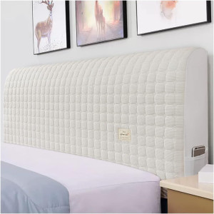 Stretchy Removable Bed Headboard Cover with Side P...