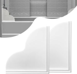 FAILUN Shower Splash Guard, 2pcs Large Bathtub Wat...