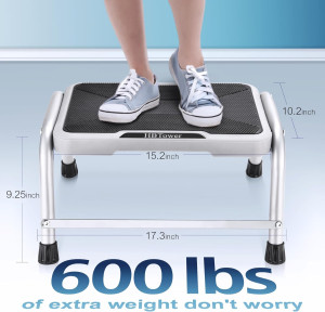 Step Stool, HBTower Step Stools for Adults Kids wi...
