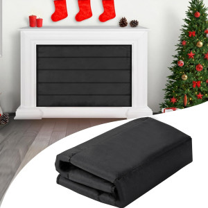 Magnetic Fireplace Blanket for Heat Loss Indoor Fi...