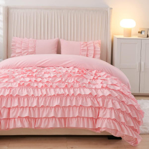 NTBED Ruffled Comforter Set Casual Textured for Gi...
