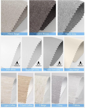 Blackout Roller Shade Fabric Sample Swatch