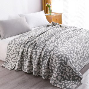 NTBAY 3 Layers Cotton Muslin 106x92 King Bed Blank...