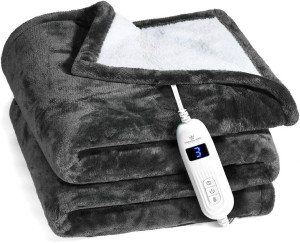 Heated Blanket, Machine Washable Extremely Soft an...