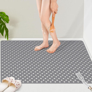 OTHWAY Large Shower Mat, 47"x 32" TPE Shower Mat N...