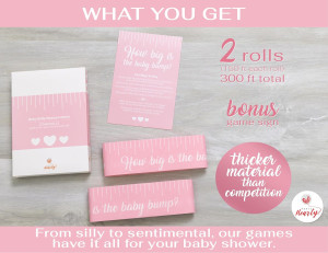Party Hearty Funny Baby Shower Games for Girl Acti...