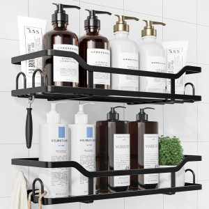Kitsure Shower Caddy Extra Large - Adhesive Shower...